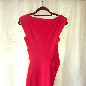 Great Form-Fitting DVF Red Dress